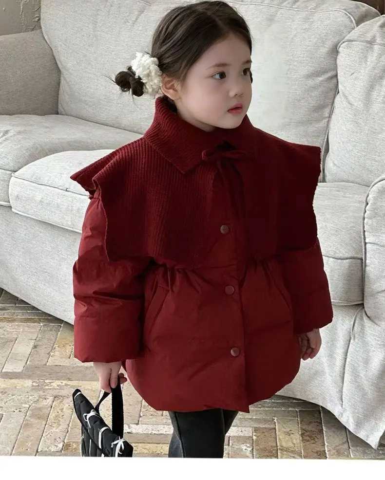 BeigeRed Baby Girls Winter Coats Cotton Padded Thick Warm Jackets Fashion Kids Children Princess Clothes Overcoats CasacoT251016