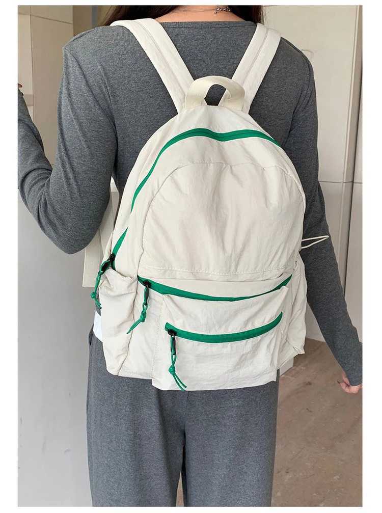 Miyagawa New Backpack Lightweight Versatile Fashion Casual Korean Version Backpack Students Traveling BackpacksT251016