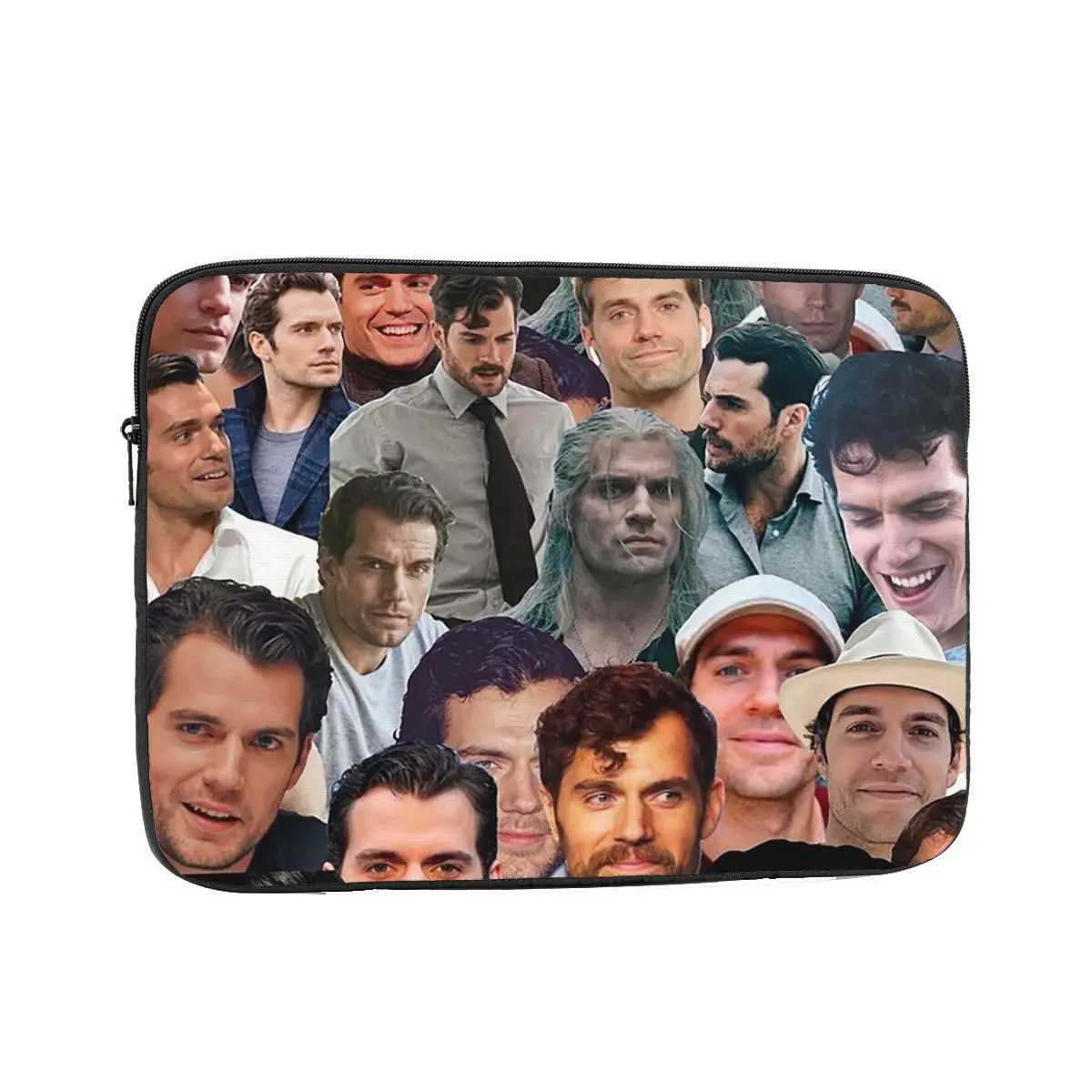 Henry Cavill Photo Collage 1 Notebook Laptop Bag Case Pouch 10 12 13 15 17 Inch Notebook Sleeve Cover Bag Tablet Case BagW251015