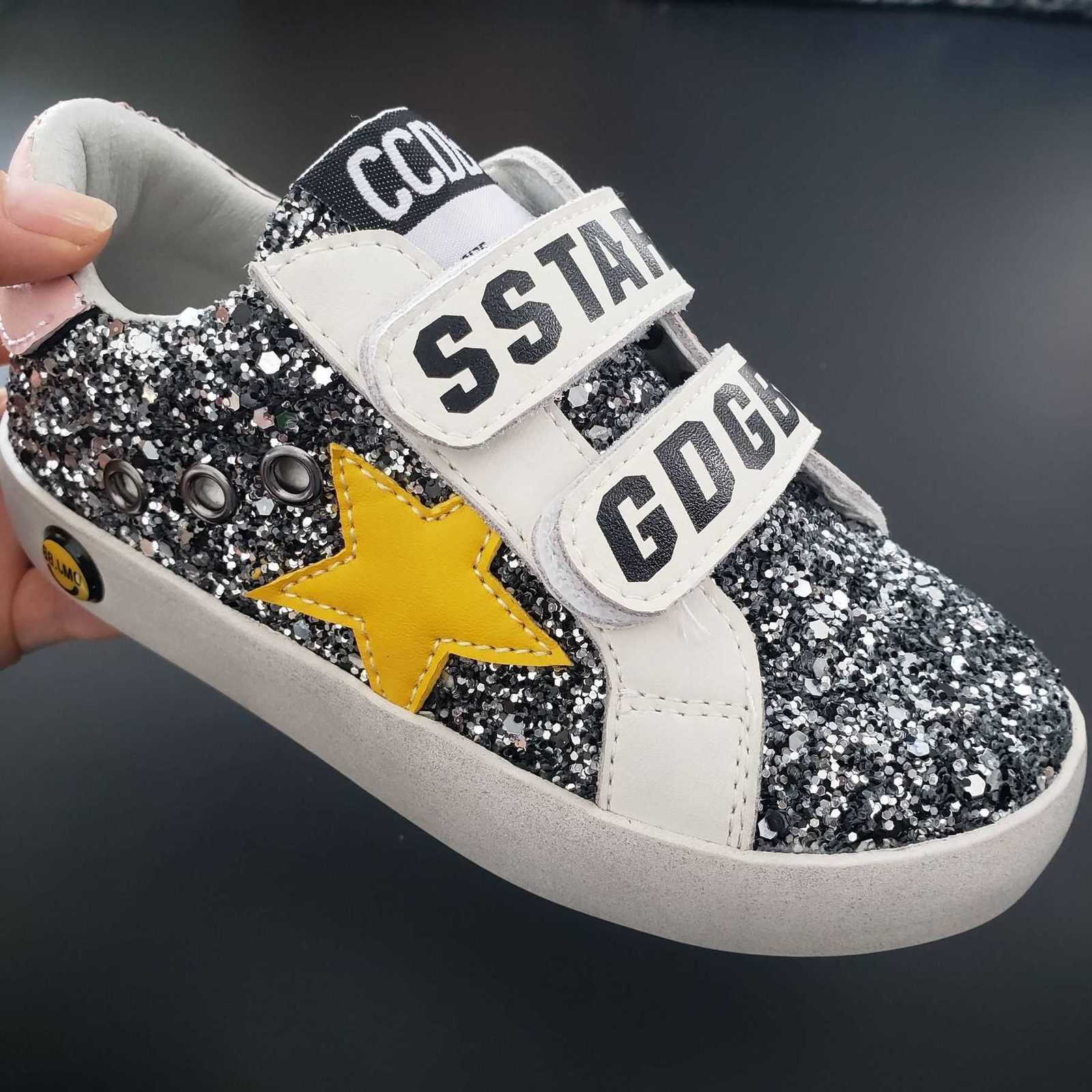 Baby Spring/Autumn Fashion Shining Corridor Style Cute Student Sneakers Flat Vulcanized Shoes Comfortable Childrens and Toddler Shoes X250322
