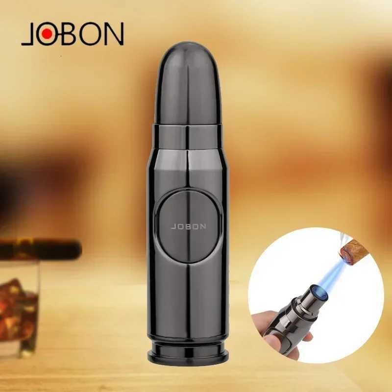 JOBON New Bulletshaped Lighter Jet Multipurpose Butane Gas Torch Lighter Spray Gun Cigarette Lighter Mens Gift Ignition Tool C251016