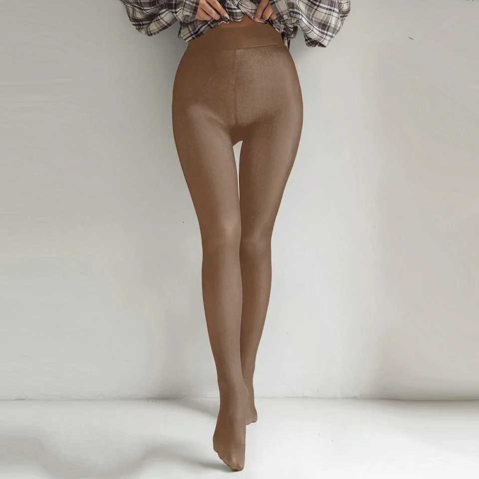 1 Piece Womens Leggings With Fleece Thickening Over The FallWinter Daily Thermal PantyhoseT251016