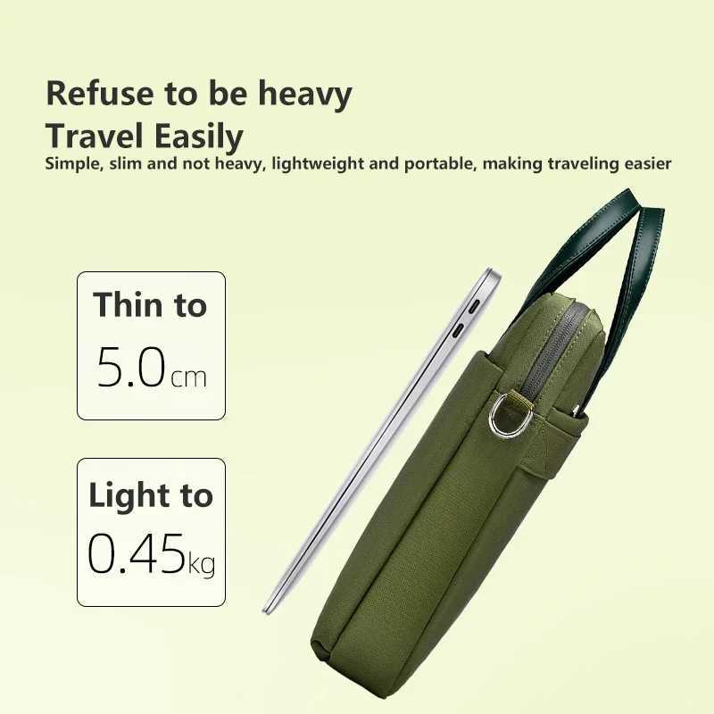 Laptop Bag 133 14 156 17 Inch Notebook Bag Sleeve for Macbook Air Pro 16 Case Xiaomi Shoulder Handbag New Waterproof BriefcaseW251015