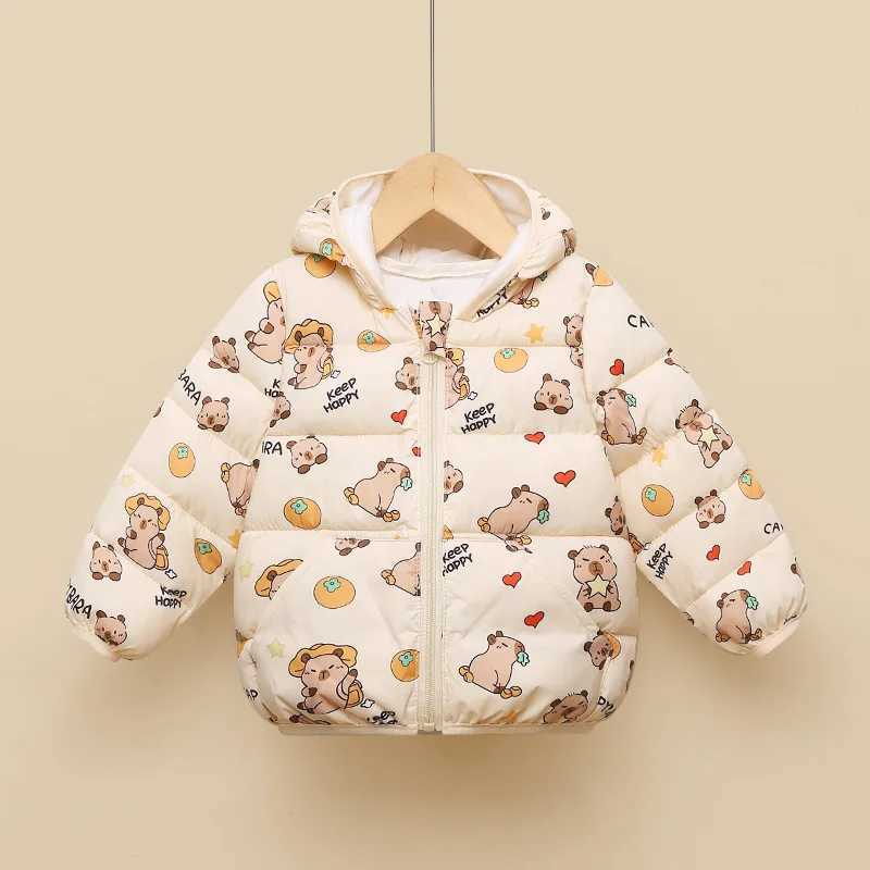 Winter Warm Baby Girls Boys Lightweight Cotton Lined Hooded Zip Puff Jackets Kids Coats Children Outfit Windbreaker Tops 16 YrT251016