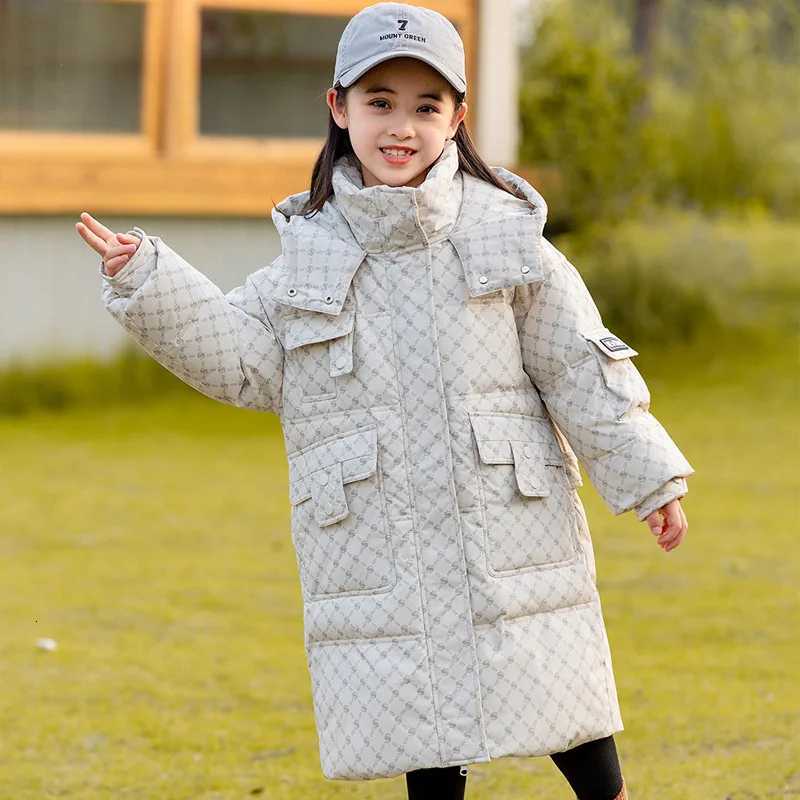IYEAL Kids Fashion coat for girl Children parka 512Years Winter Childrens Down Jacket for Girls Thicken Girl Snowsuit CoatT251016