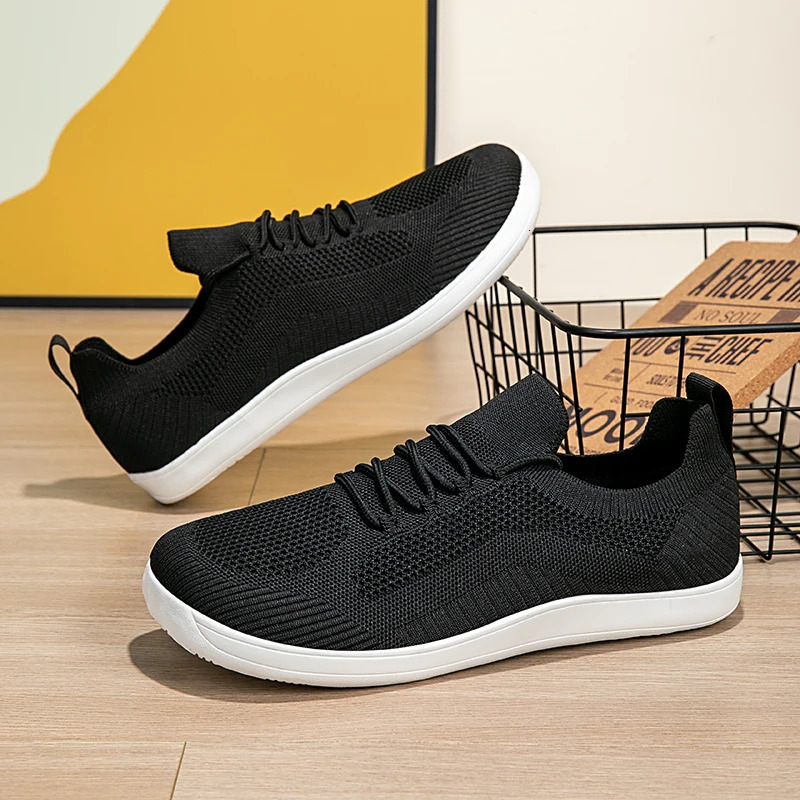 Wide Toe Casual Shoes for Men and Women Barefoot Shoes Soft Sole Flats Non Slip Walking Footwear Comfortable Sneakers Zapatillas 251013