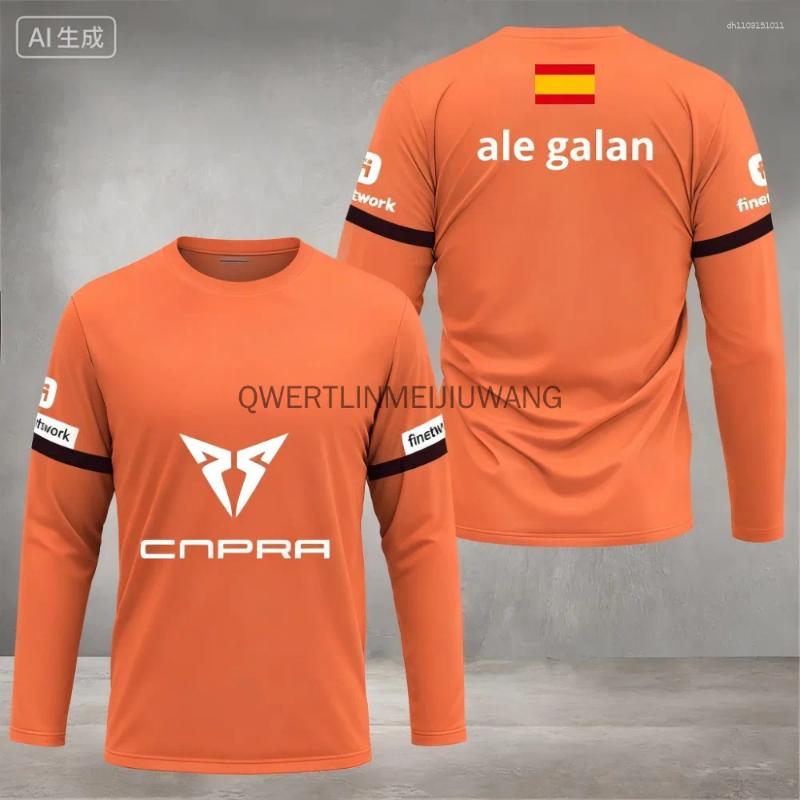 Men's T Shirts 2025 Padel Sport Round Neck Autumn Breathable 3D Printed Long Sleeved T-shirt Outdoor Casual Loose Sports