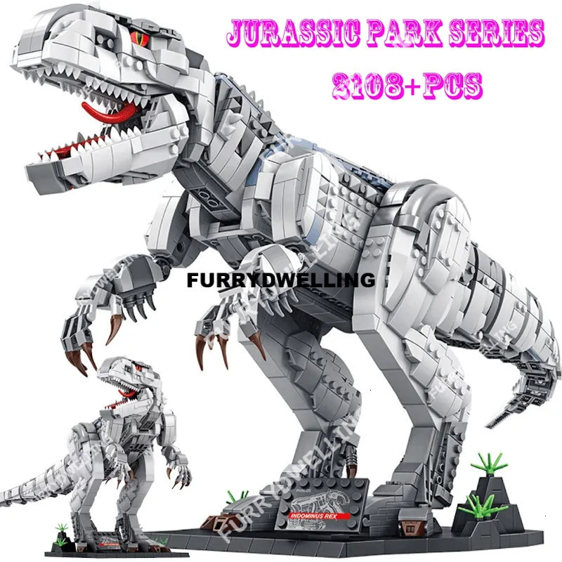 Compatible Dwe74 With Lego Dinosaur World Park Building Blocks Tyrannosaurus Rex Bricks Set Toys For Adultchildren Christmas Gifts