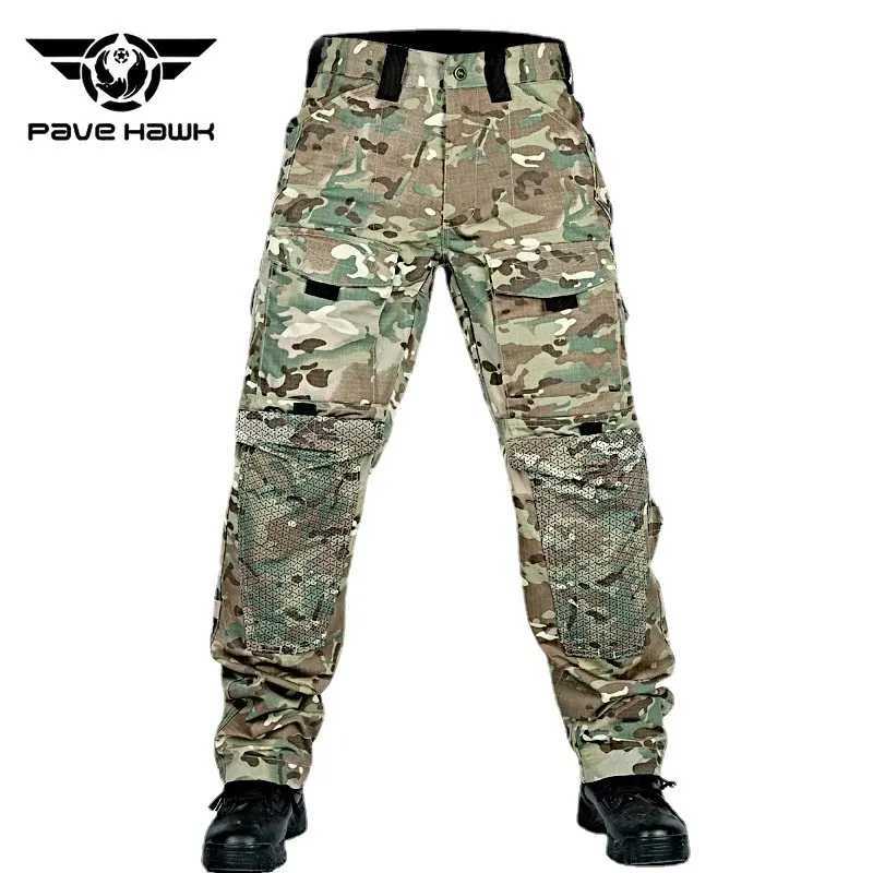 Hunting Tactical Pants Men MultiPockets Waterproof Durable Wearresisting Breathable Outdoor Operations Training Combat Pants J251203