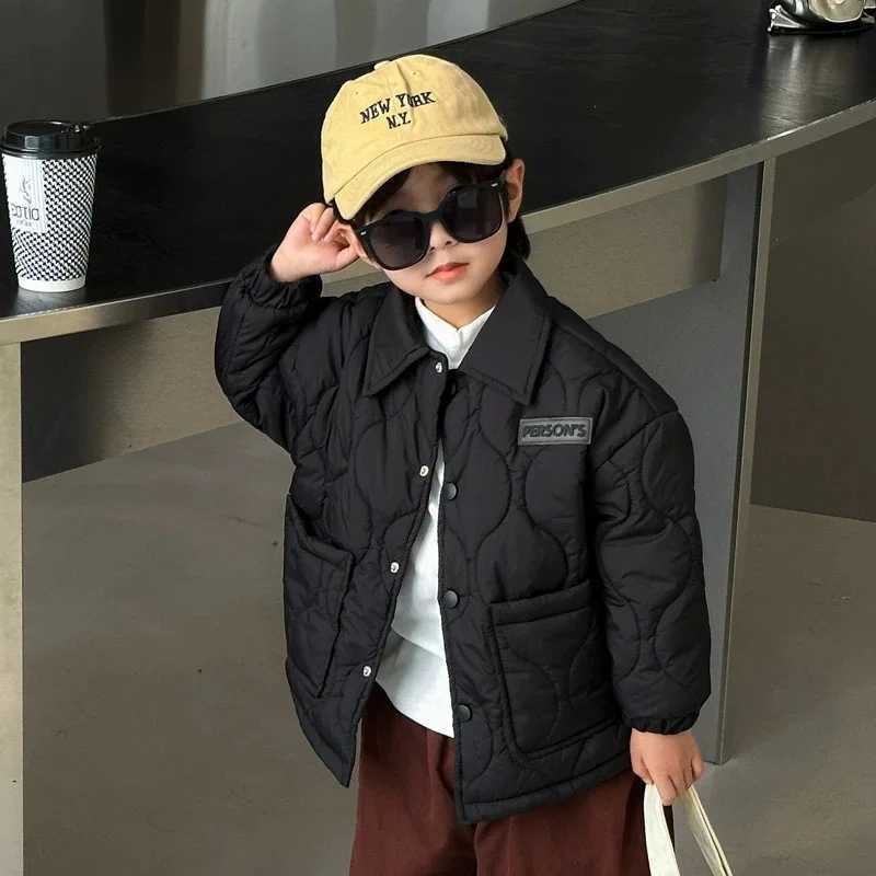 New Kids Cotton Coats Spring Childrens Clothing Boys Warm Loose Casual Jackets Autumn Teen Short Cardigan Outerwear 210 YearsT251016