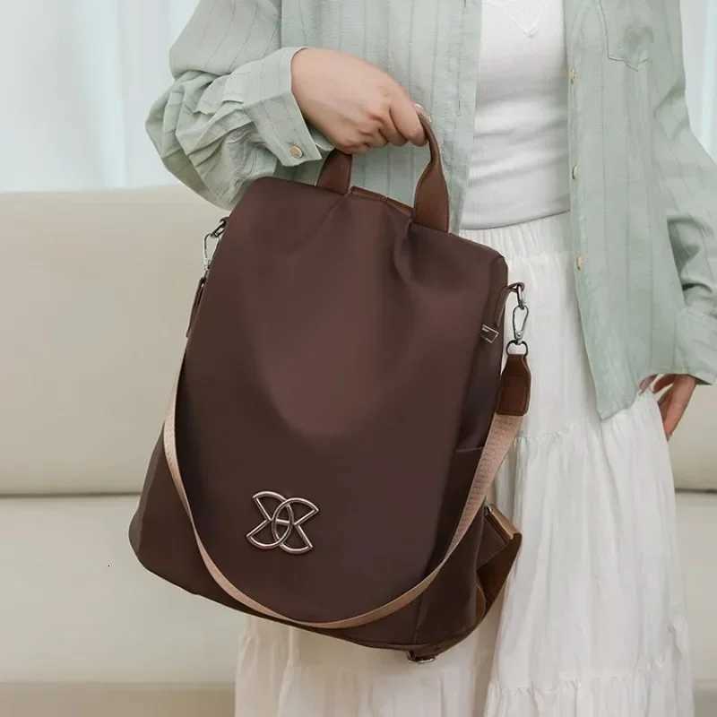 High End Antitheft Backpack 2025 Autumn New Fashion Versatile Multifunctional Shoulder Bag Nylon Large Capacity Casual BackpackT251016