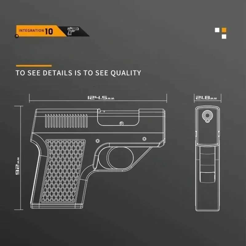 2023 New Clip Gun Type Butane Gas Lighter Three Capacity Cigarette Holder Windproof Jet Blue Flame Lighters Mens Gifts NO GAS C251016