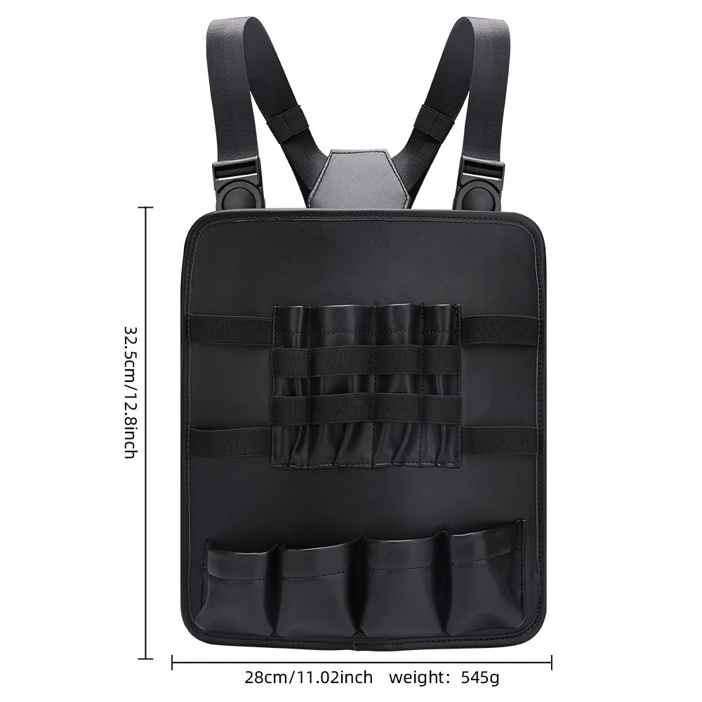 Type Barber Stylish Haircut Tool Storage Chest Bags Leather Fashionable Functional Chest Rigs Bag For Salon Portable251011