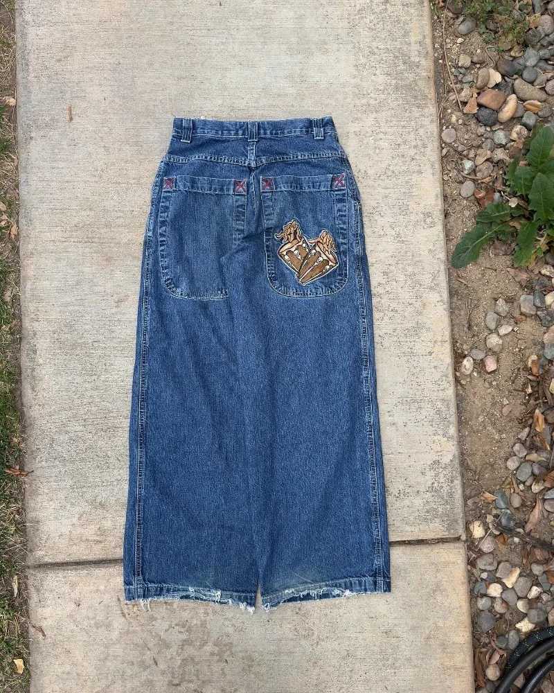 Y2K men Jeans Goth Printed graphic high quality Baggy jeans fashion Hip Hop streetwear men women Harajuku Casual wide leg jeans J251016