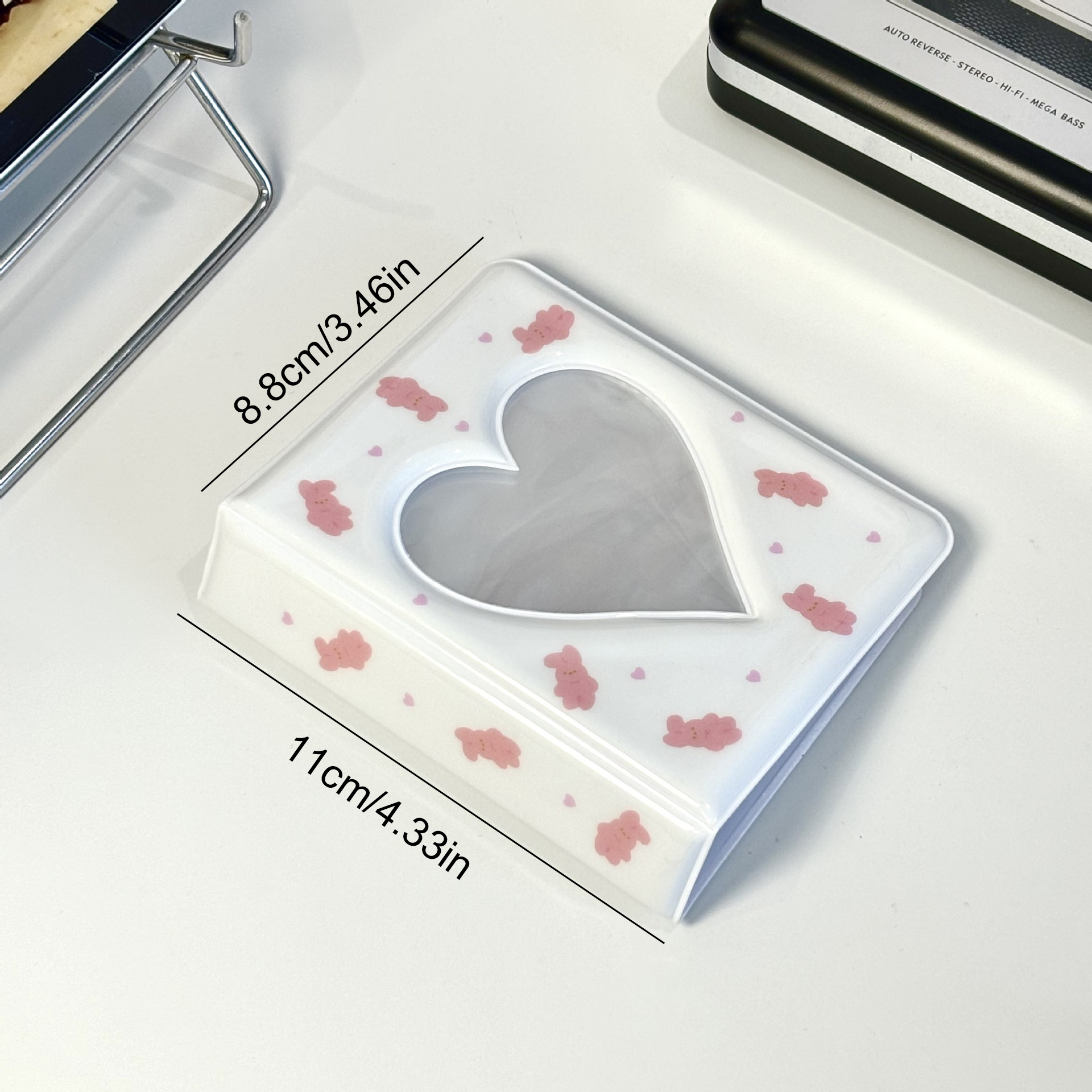 Pet Photo Album, Can place 36 3 inch photos, double-sided storage photos, A variety of color options, to commemorate the lost cats and dogs, save good