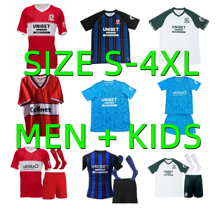 25 26 Middlesbrough Soccer Jerseys 2025 2026 HACKNEY AZAZ FRY LATTE LATH DEN BERG JONES MCGREE FORSS CLARKE 1997 1998 retro Gascoigne Football Shirt Men Kids Kits