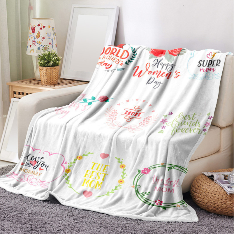 Art Teacher's Birthday Christmas Retirement Gift Blanket Nap Cover Blanket Flannel Home Warm Blanket