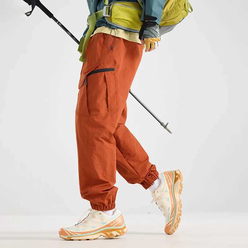 CHRLCK Men Waterrepellent Hiking Pants Autumn Mountaineering Cargo Pants Breathable Fishing Camping Cycling Trekking Trousers J251203