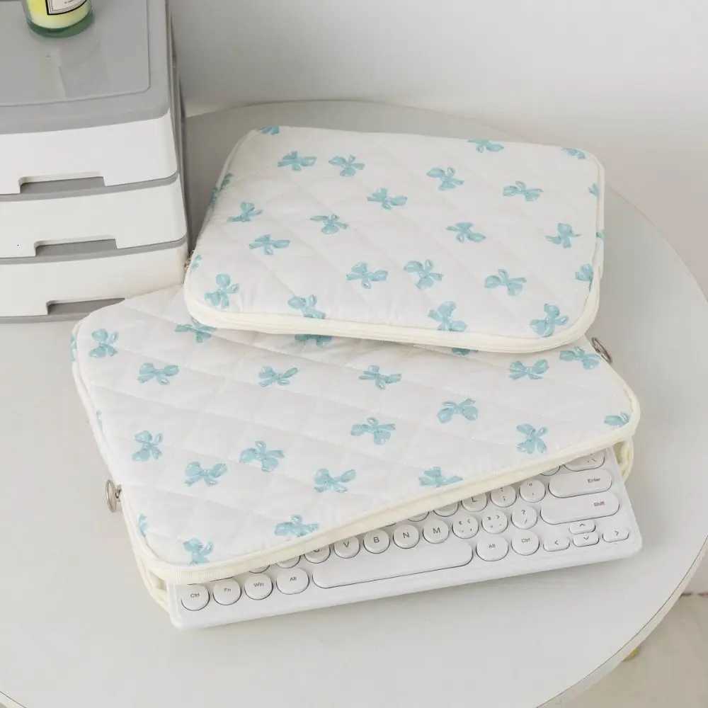 Bowknot Pattern Laptop Sleeve Case Shockproof 111315 inch Notebook Cover Ultra Thin Large Capacity Tablet Protective PouchW251015