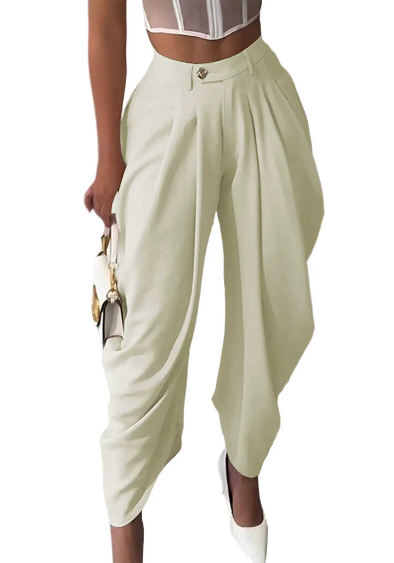 Women High Waist Jogger Loose Long Harlen Pants 2025 Fall Autumn OL Work Fashion Active Casual Street Trousers W251015