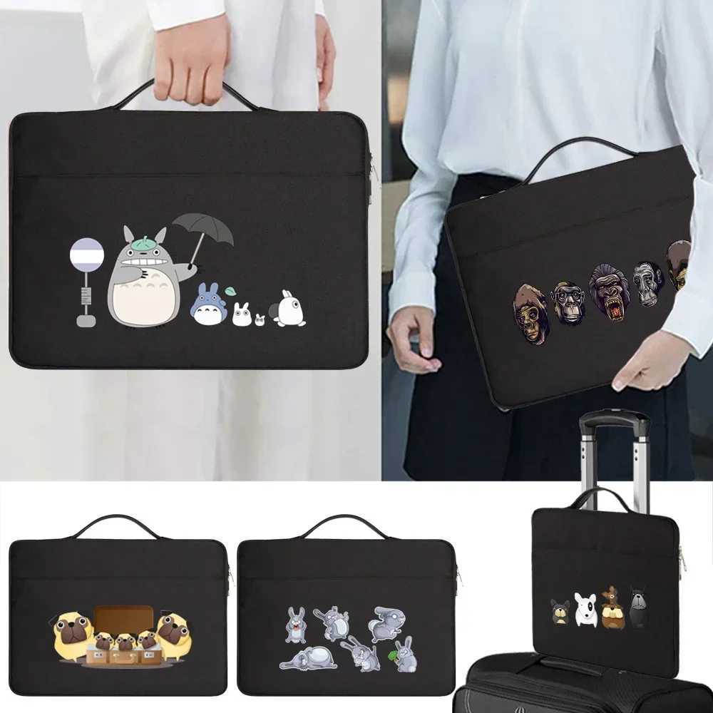 HP Laptop Bag 10115 Inch Portable Laptop Tote Cartoonpattern Print Waterproof and Dustproof ToteW251015