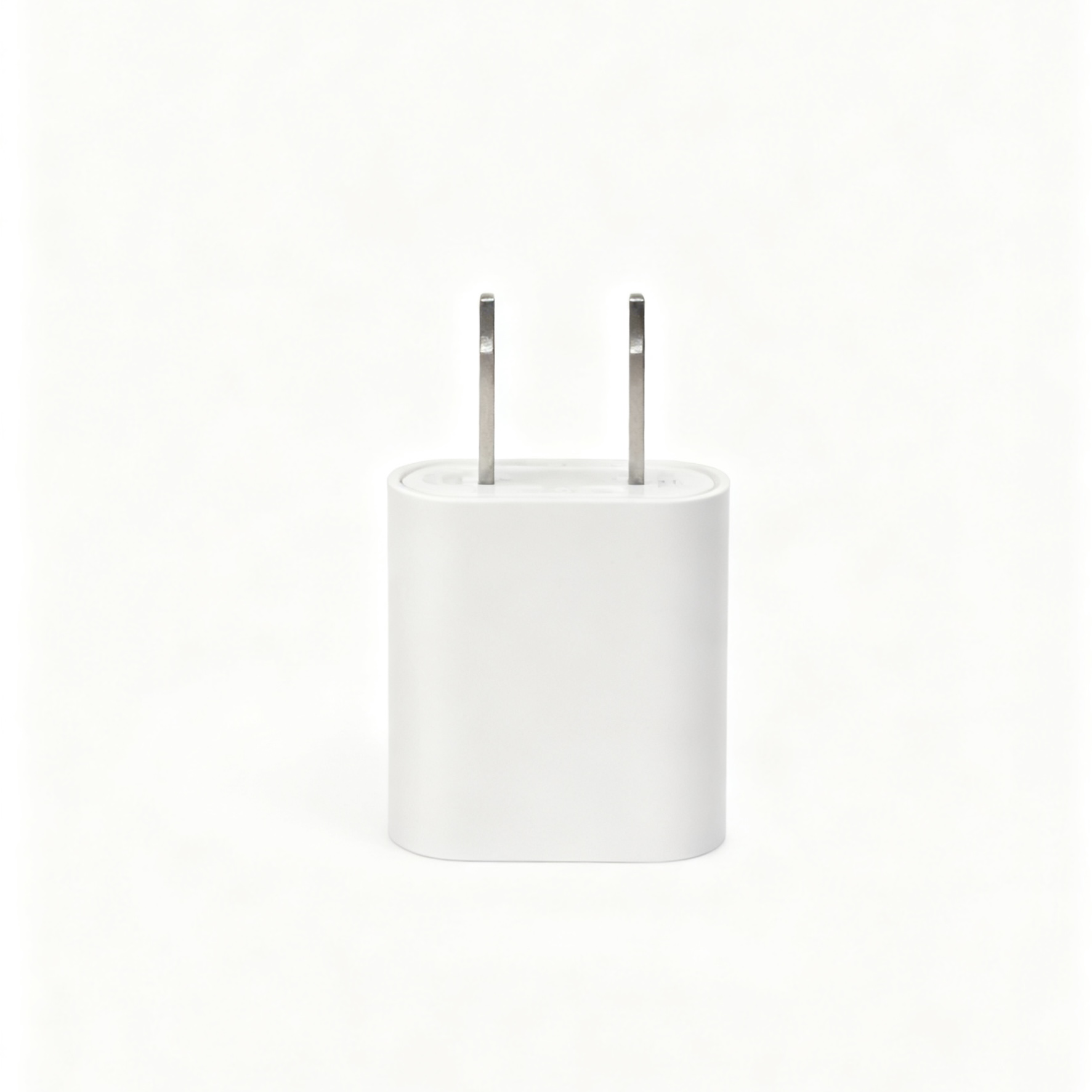 Sleek White USB Charger Adapter with Standard US Plug, Fast and Reliable Charging Solution