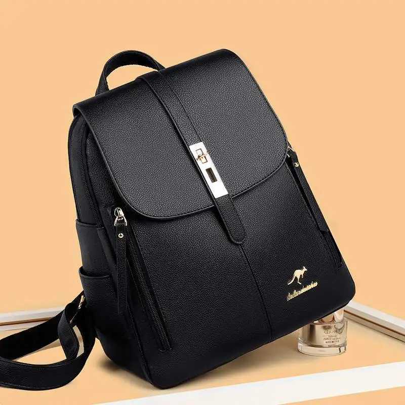 Womens Large Capaci Casual Travel Bapa AntiTheft Lo Bule Simple Korean Sle Commuter Leisure BagT251016