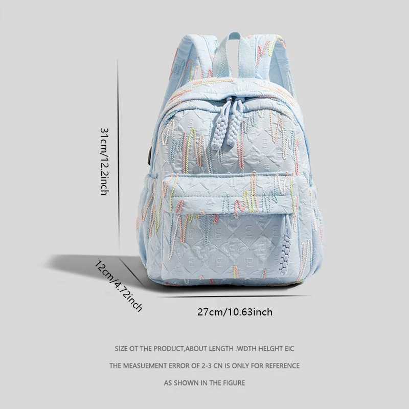 Womens Mini Backpack with Adjustable Shoulder Straps Zipper Closure for School Travel and Casual Outings Travel BackpackT251016