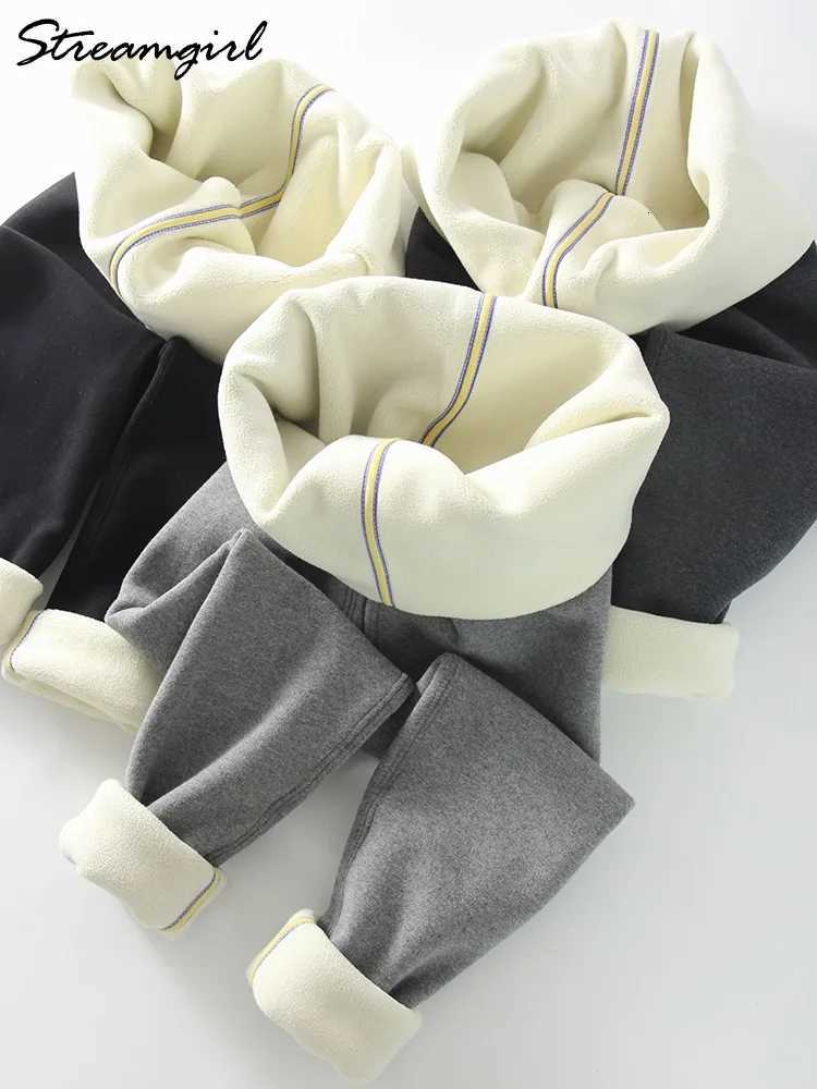 Warm Winter Leggings Women Lambs Wool Skinny Pants High Waist Thick Fleece Legging Ladies Black Winter Leggings Women Warm 2024T251016