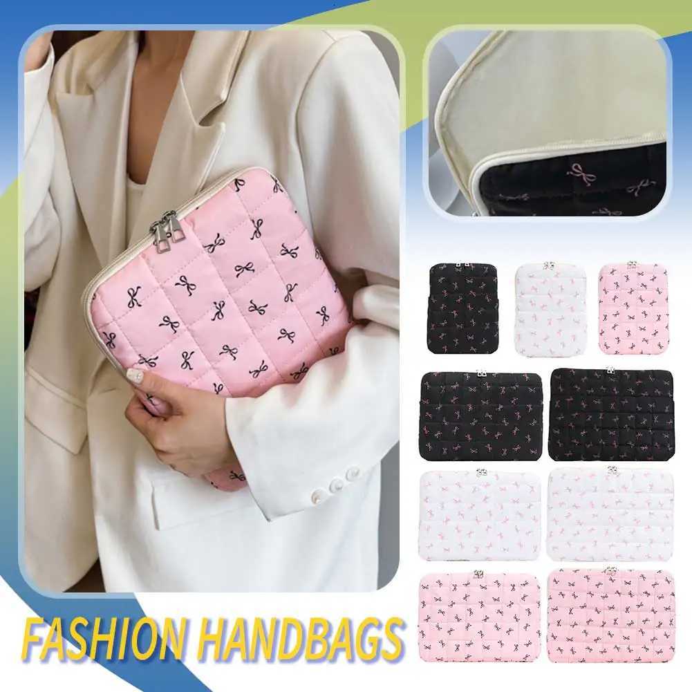 Bow Floral Laptop Sleeve Protective Shockproof Cover Laptop Cover for Men Women Computer BagW251015