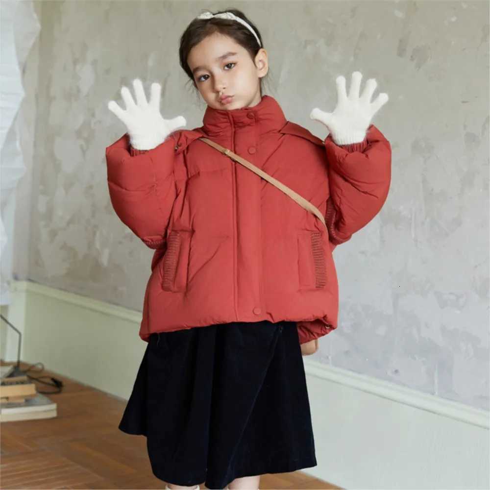 2025 Girls Boys Kids Winter Coats Hooded Cotton Padded Thick Warm Tops Jacekts Fashion Children Overcoats ClothesT251016