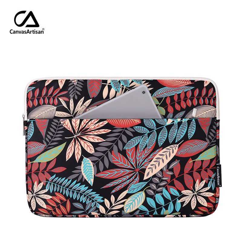 Laptop Bag For MacBook Air Pro M1 Lenovo HP Dell ASUS Acer Xiaomi HUAWEI 11 12 13 156 14 inch Canvas Notebook Sleeve Case CoverW251015