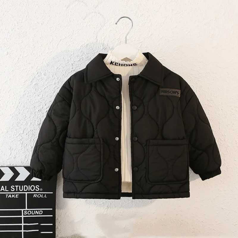 New Kids Cotton Coats Spring Childrens Clothing Boys Warm Loose Casual Jackets Autumn Teen Short Cardigan Outerwear 210 YearsT251016