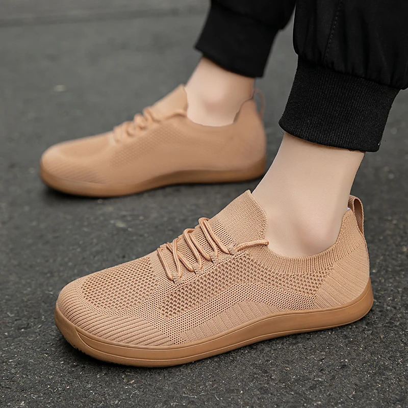 Wide Toe Casual Shoes for Men and Women Barefoot Shoes Soft Sole Flats Non Slip Walking Footwear Comfortable Sneakers Zapatillas 251013