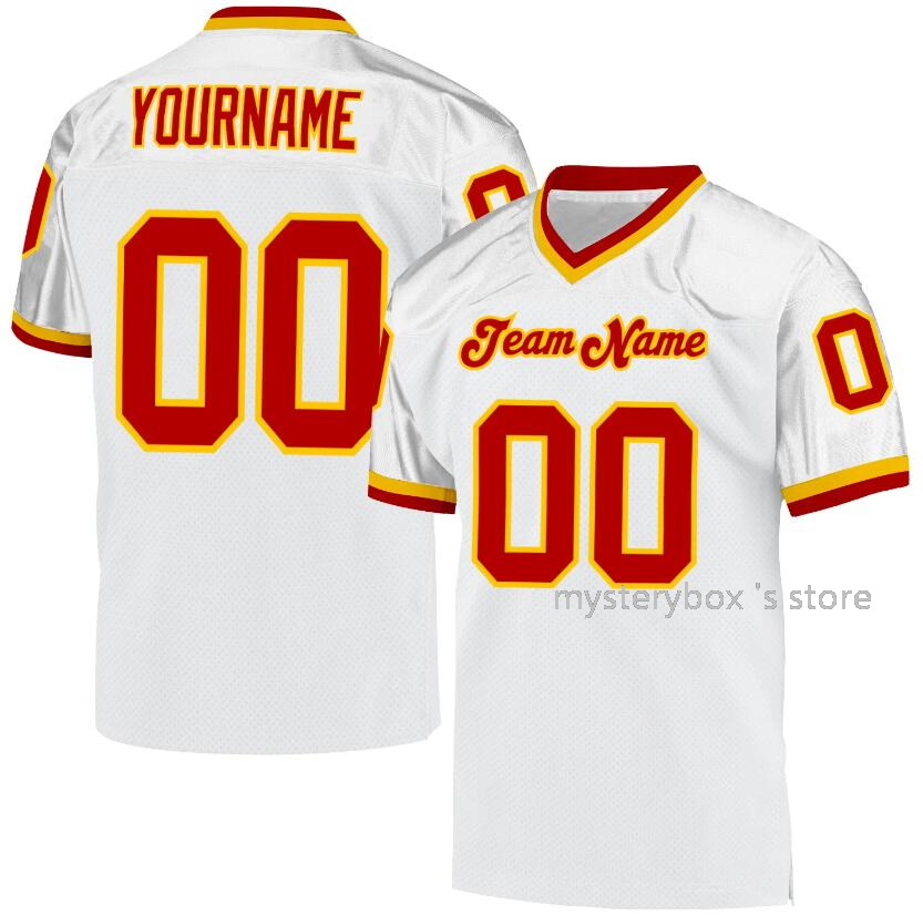 Custom Rugby Football Jerseys Personalized Create Your Own Customized Football Jersey Yours Club Team Logos Throwback Tops Mysterybox store yakuda pop