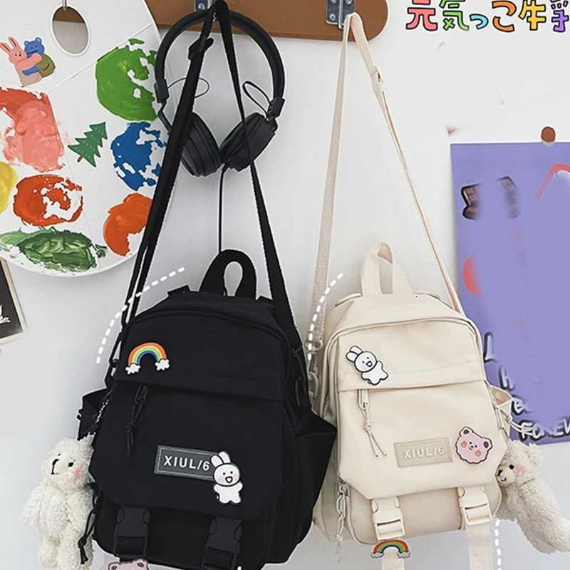 Women Nylon Backpack Convertible Shoulder Bags Ladies Fashion Casual Daypack Travel Small School RucksackT251016