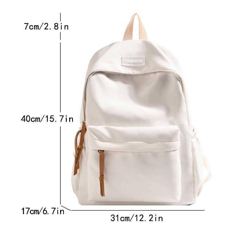 Kawaii Largecapacity Allmatch Backpack Korean Version Simple Storage Bag Back to School Office Supplies Cute StationeryT251016