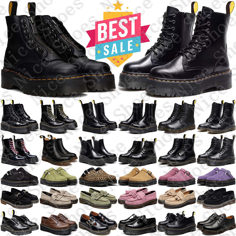 Designer boots martin booties Shoes for mens womens winter Autumn bottes heel botte black leather sneakers luxury over the knee snow high platform