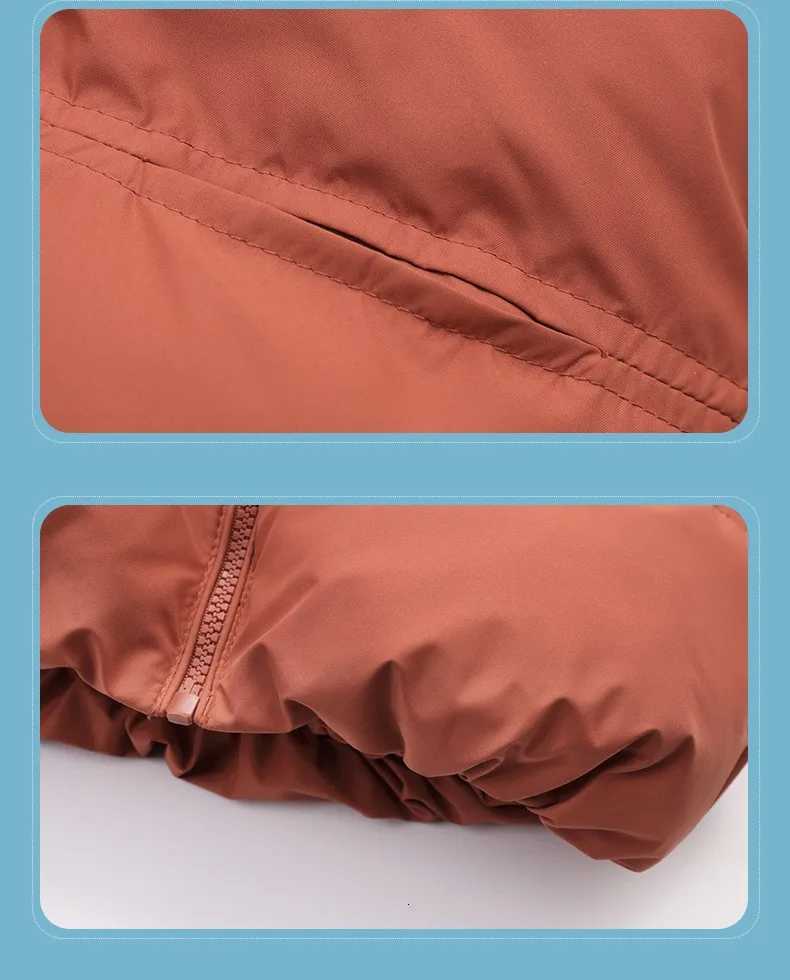 Kids Boys Girls Christmas Hooded Jacket Winter Thicken Warm Baby Solid Color Outerwear Fashion Zipper Casual Clothes 26 YearsT251016