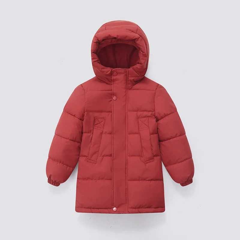 Childrens Cotton Coat Winter New Style Plus Velvet Thickened Down Jacket Baby Hooded Midlength Cotton Coat FashionablewarmcoatT251016