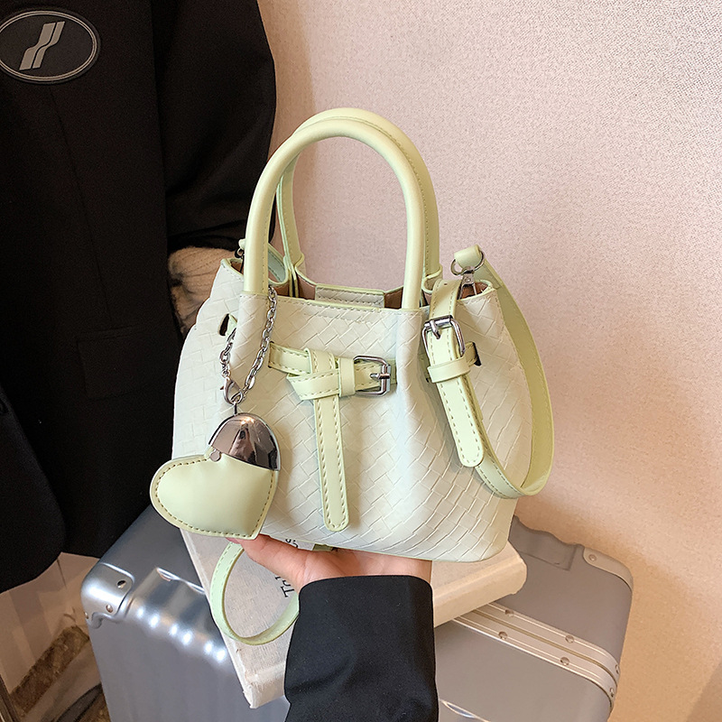 Luxury Bag 2025 New Fashion Women's Crochet Bag, Versatile Bohemian Crossbody Bucket Purse, Trendy Small Shoulder Tote