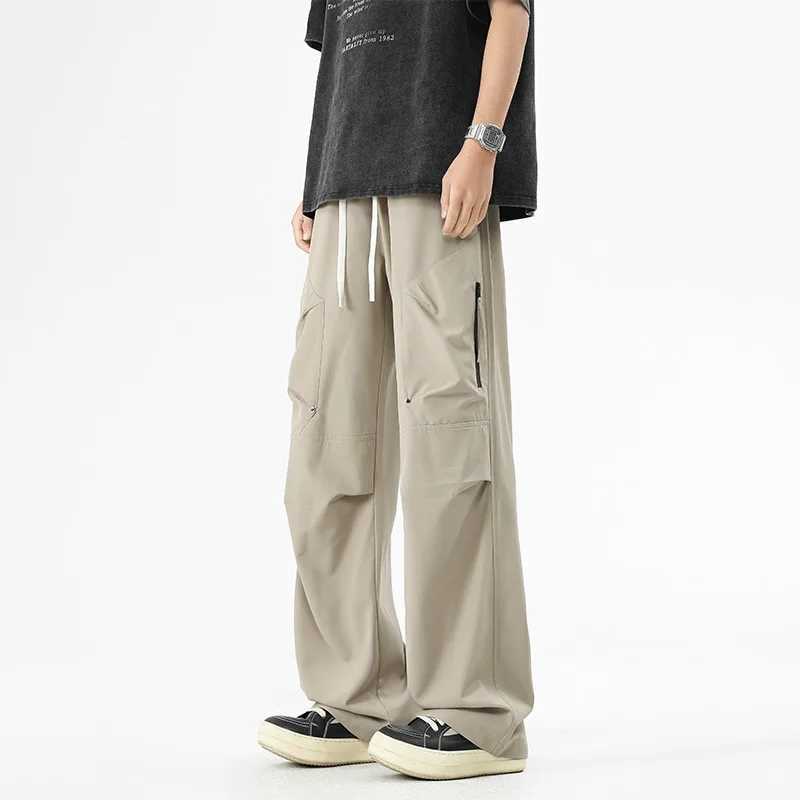 American work pants mens new spring and autumn loose straight leg straight leg hooligan pants high street charging pants J251203