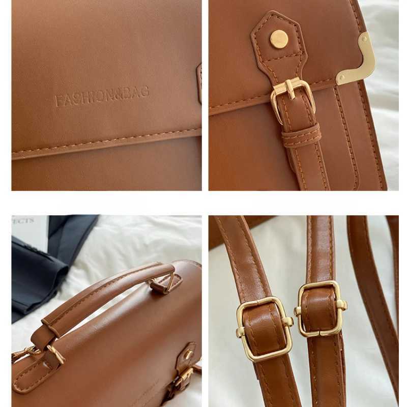 Womens Leather Backpack Large Back Pack for Women 2025 Fashion Vintage Luxury Designer Rucksack Female Backpacks School BagsT251016