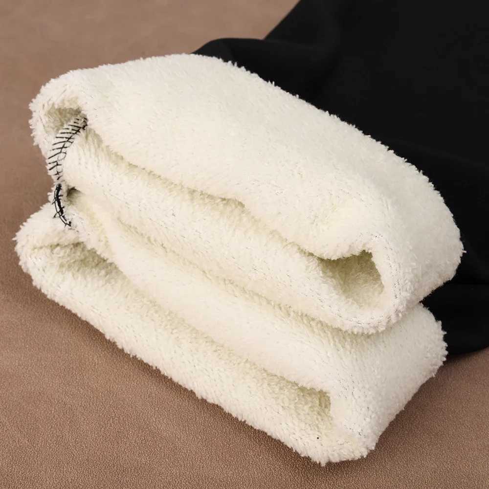 Women Lamb Fleece Legging Seamless High Waist Thick Thermal Legging Trendy Winter Warm Female Tights Insulated Pantalon PantsT251016