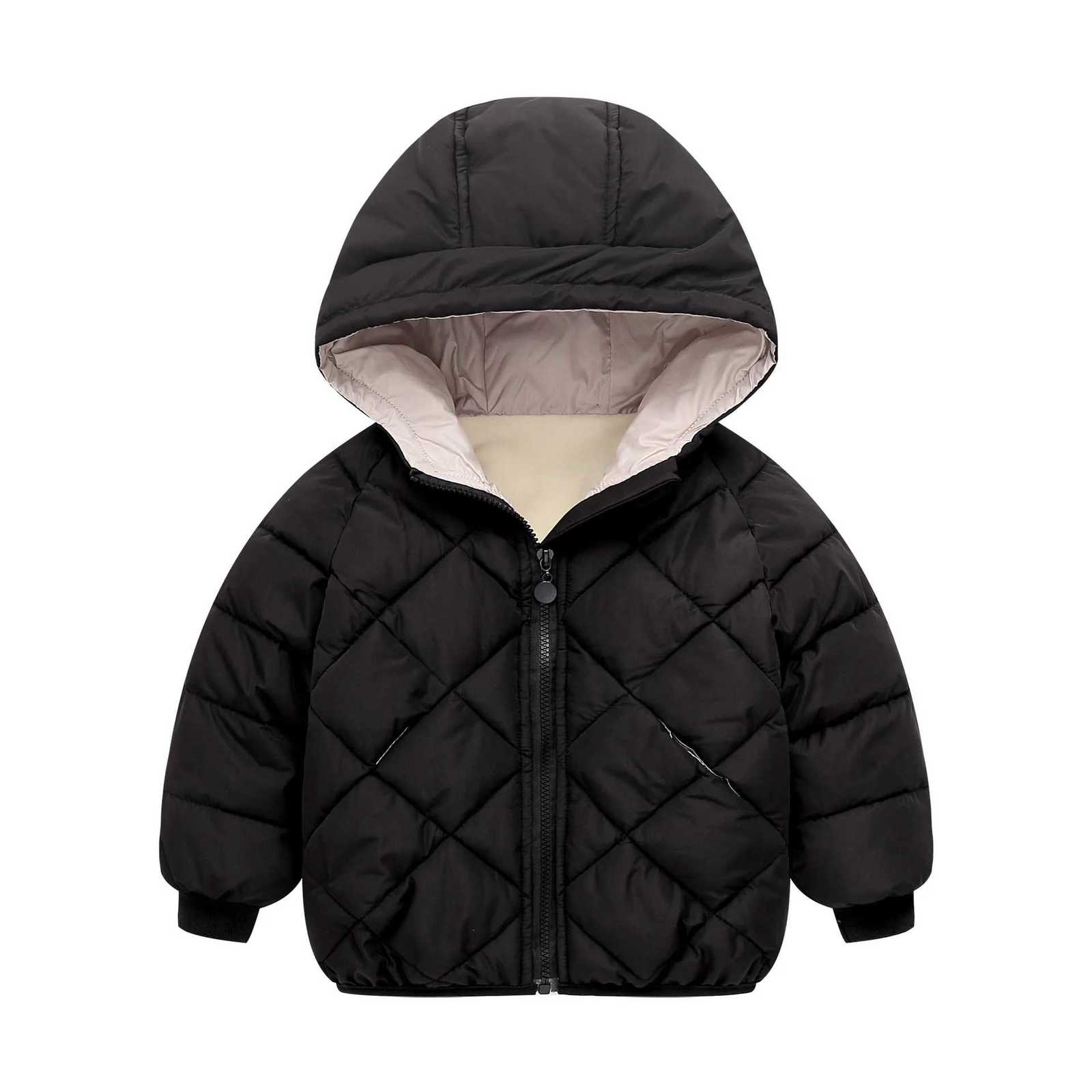 2025 autumn and winter new glossy cloth childrens clothing medium and older childrens down cotton clothing thickened short jacT251016