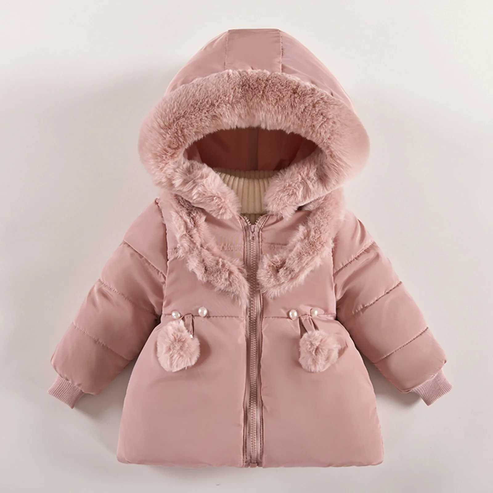 Toddlers Jacket Kids Coat Winter Baby Jacket Girls Boys Hooded Soild Toddler Outwear Zipper Windproof Warm Kids Ski Coats GirlsT251016