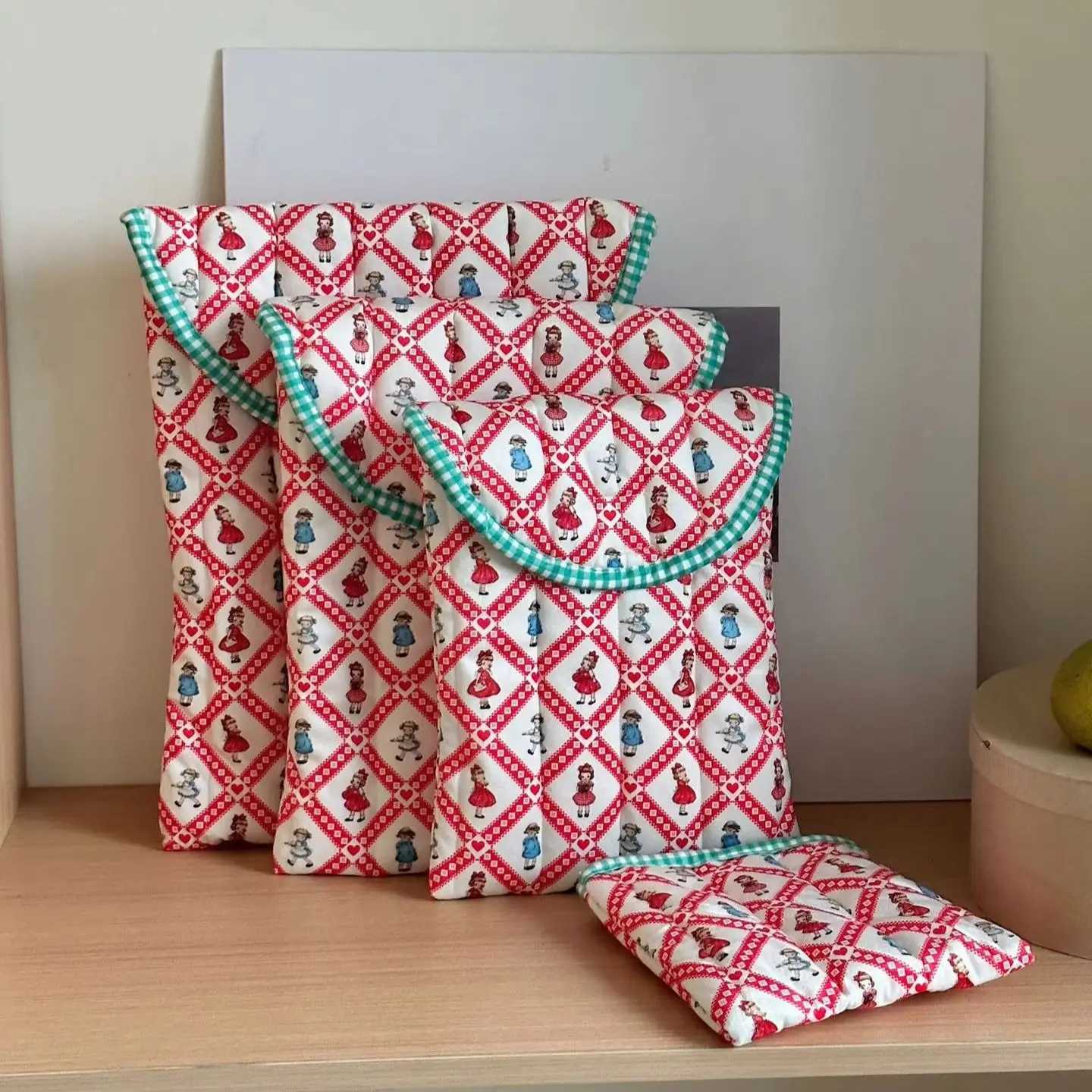 Korean version Laptop Sleeve For Ipad9711 Macbook Air Pro 133 14 15 Dell Samsung LG 156 16 Inch Tablet Notebook PouchW251015