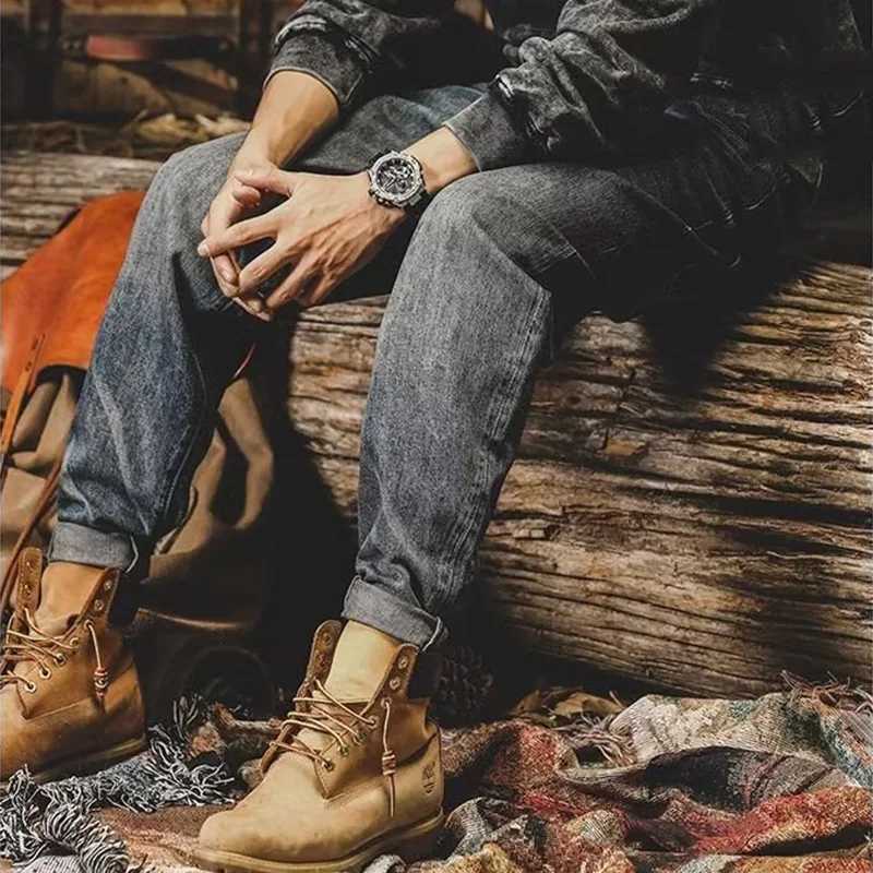 Spring Fall Mens Designer Brand Straight Leg Denim Pants High Quality Versatile Blue Trousers Fashion Cool Outside Party Jeans J251016