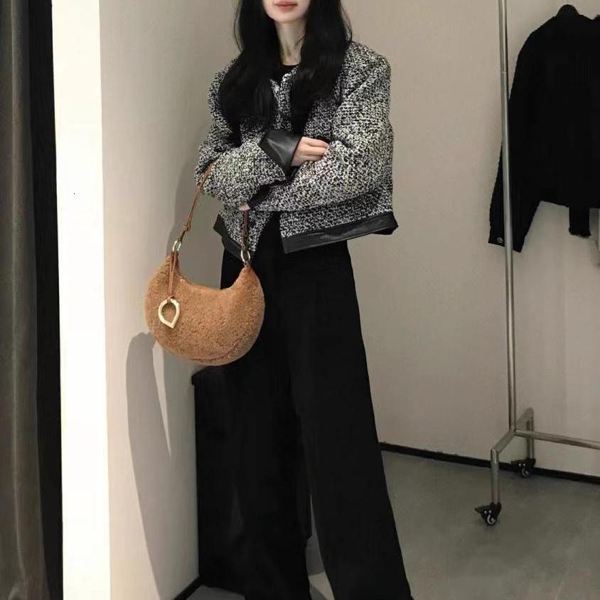 Autumn design and Winter New Top Luxury Plus Size Fat MM Designer Jacket Floral Jacket Women's Autumn and Winter Retro Design Loose Multi functio