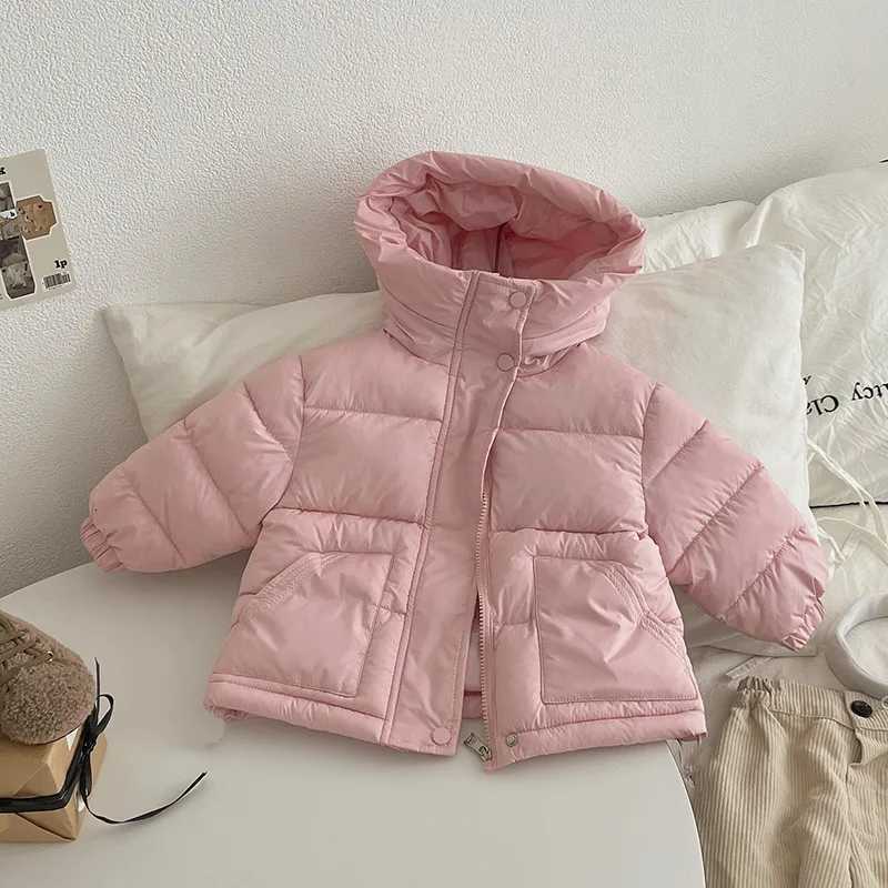 Childrens Down Cotton Jacket Winter Thick Coat New Cotton Jacket for Boys and Girls Babys Stylish Warm HoodedT251016
